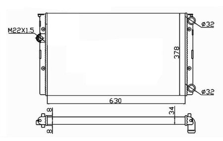 NRF 50455A Radiator, engine cooling - 5