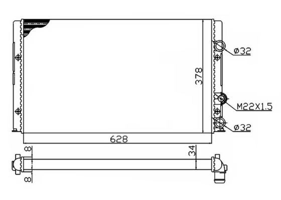 NRF 50457AA Radiator, engine cooling - 5