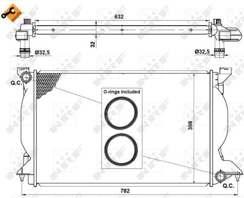 NRF 50540A Radiator, engine cooling - 5