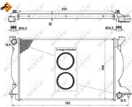 NRF 50540A Radiator, engine cooling - 5