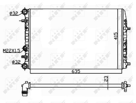 NRF 50542 Radiator, engine cooling - 5