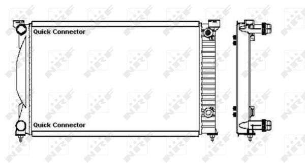 NRF 50543AA Radiator, engine cooling - 5