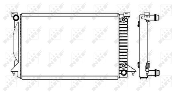 NRF 50544 Radiator, engine cooling - 5
