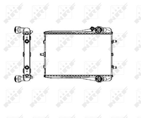 NRF 50549 Radiator, engine cooling - 1