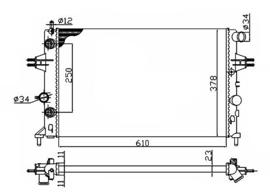 NRF 50562A Radiator, engine cooling - 5