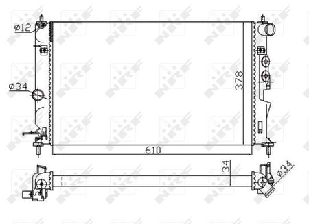 NRF 50563A Radiator, engine cooling - 5