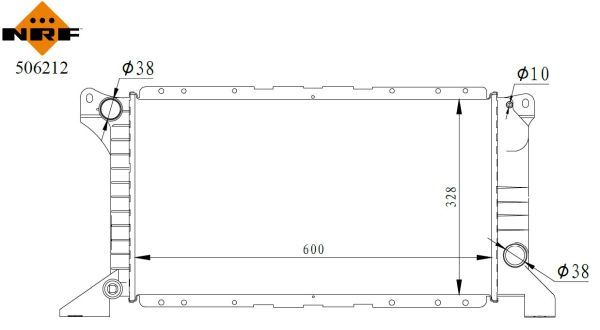 NRF 506212 Radiator, engine cooling - 5