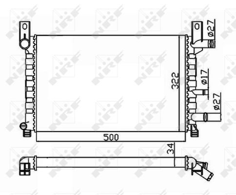 NRF 506220 Radiator, engine cooling - 5