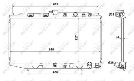 NRF 506728 Radiator, engine cooling - 5