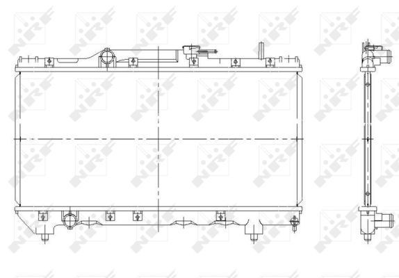 NRF 507590 Radiator, engine cooling - 4
