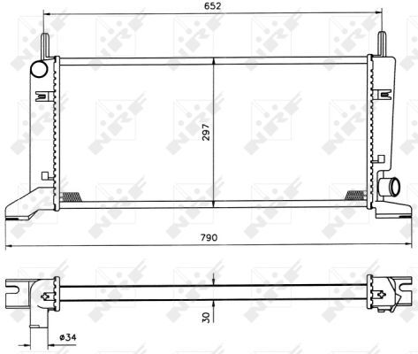 NRF 509500 Radiator, engine cooling - 4