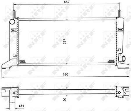 NRF 509500 Radiator, engine cooling - 4