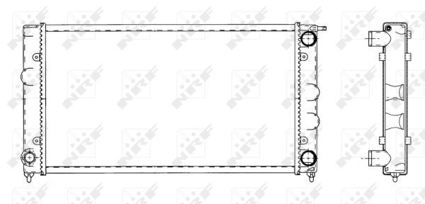NRF 509501A Radiator, engine cooling - 5