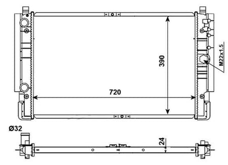 NRF 509515 Radiator, engine cooling - 5
