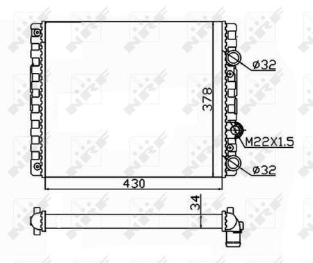 NRF 509519 Radiator, engine cooling - 4
