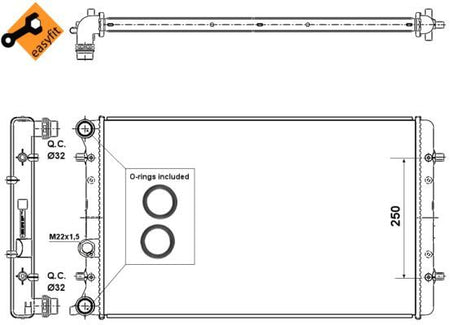 NRF 509529 Radiator, engine cooling - 6