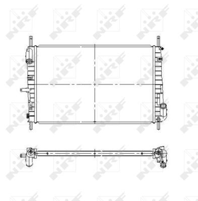 NRF 509641 Radiator, engine cooling - 5