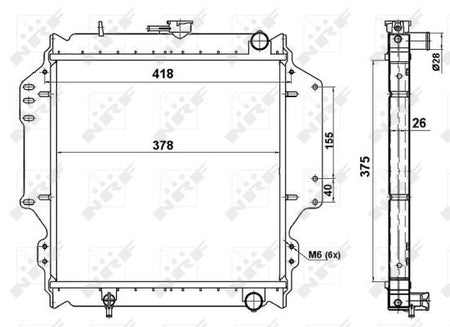 NRF 513161 Radiator, engine cooling - 5