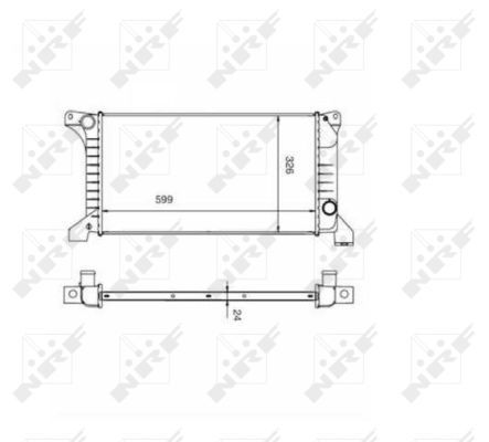 NRF 516212 Radiator, engine cooling - 5
