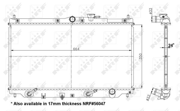 NRF 517722 Radiator, engine cooling - 5