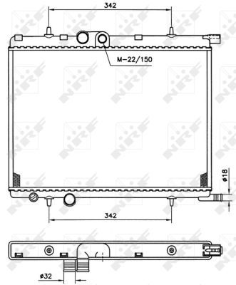 NRF 519525 Radiator, engine cooling - 5