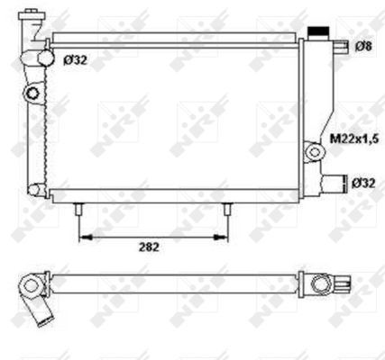NRF 52024 Radiator, engine cooling - 5