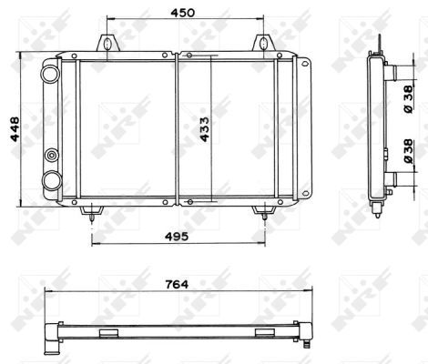 NRF 52035 Radiator, engine cooling - 5