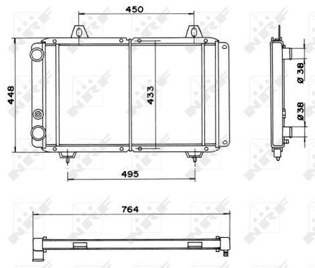 NRF 52035 Radiator, engine cooling - 5
