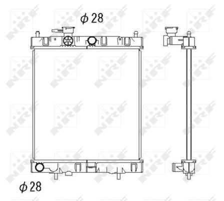 NRF 52060 Radiator, engine cooling - 4