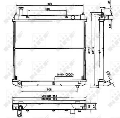 NRF 52068 Radiator, engine cooling - 5