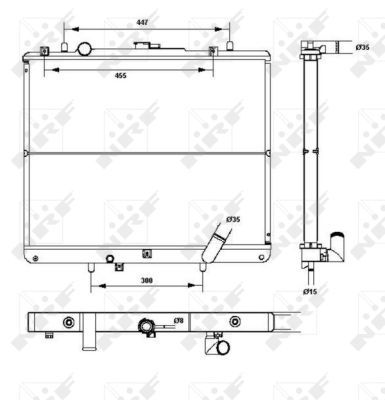 NRF 52234 Radiator, engine cooling - 4