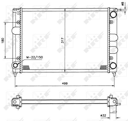 NRF 529505 Radiator, engine cooling - 5