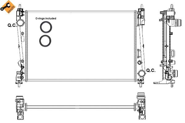 NRF 53017 Radiator, engine cooling - 5