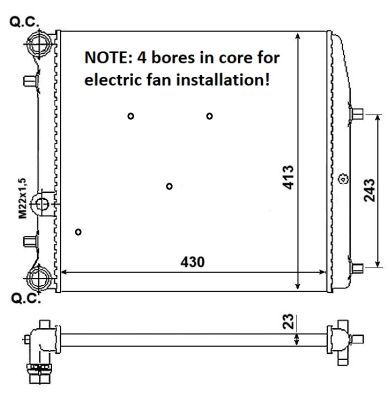 NRF 53021A Radiator, engine cooling - 5