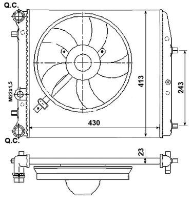 NRF 53021 Radiator, engine cooling - 4