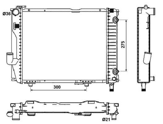 NRF 53030B Radiator, engine cooling - 1