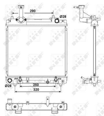 NRF 53079 Radiator, engine cooling - 5