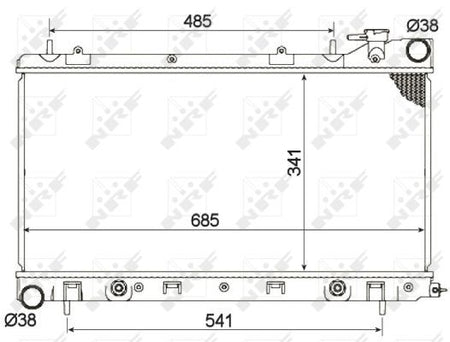 NRF 53095 Radiator, engine cooling - 2