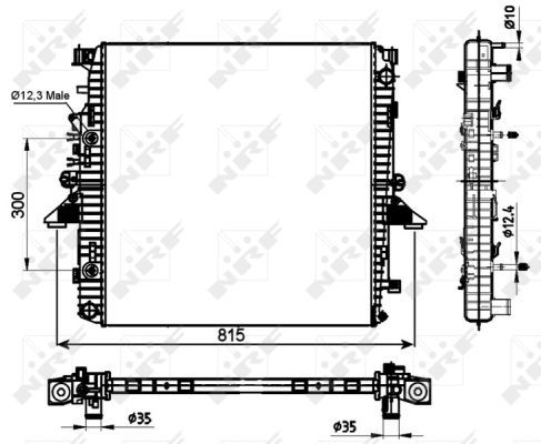 NRF 53097 Radiator, engine cooling - 5