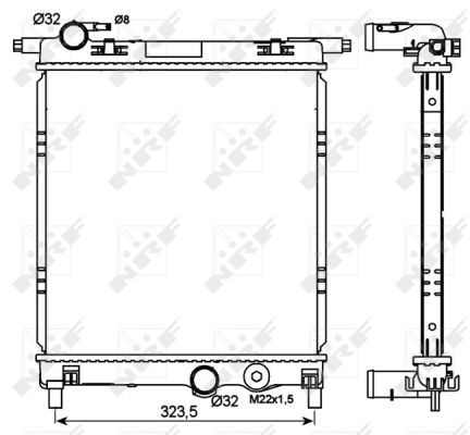 NRF 53101 Radiator, engine cooling - 2