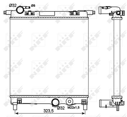 NRF 53102 Radiator, engine cooling - 2