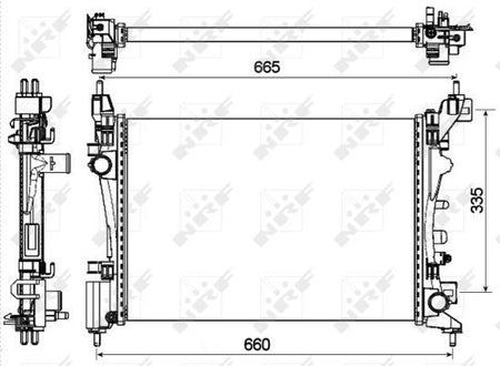 NRF 53115 Radiator, engine cooling - 4