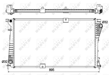 NRF 53123 Radiator, engine cooling - 5