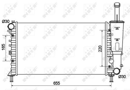 NRF 53124 Radiator, engine cooling - 5