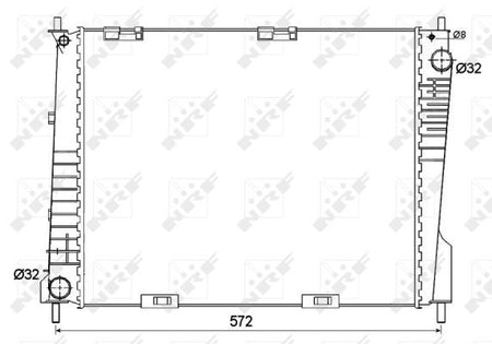 NRF 53125 Radiator, engine cooling - 5