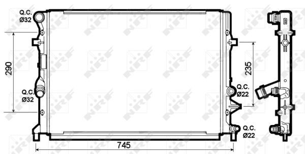 NRF 53139 Radiator, engine cooling - 5