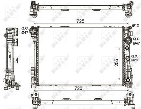 NRF 53140 Radiator, engine cooling - 5