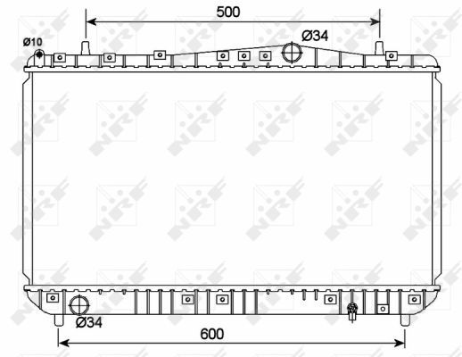 NRF 53150A Radiator, engine cooling - 2