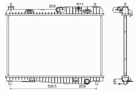 NRF 53152 Radiator, engine cooling - 5