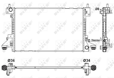 NRF 53160 Radiator, engine cooling - 1